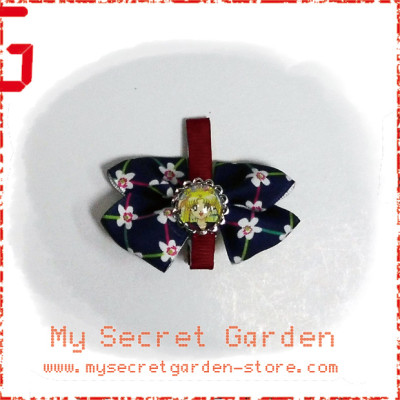 Sailor Moon Pretty Soldier 美少女戦士 Usagi Tsukino Anime Cabochon Mini Hair Bows Hair Clip 